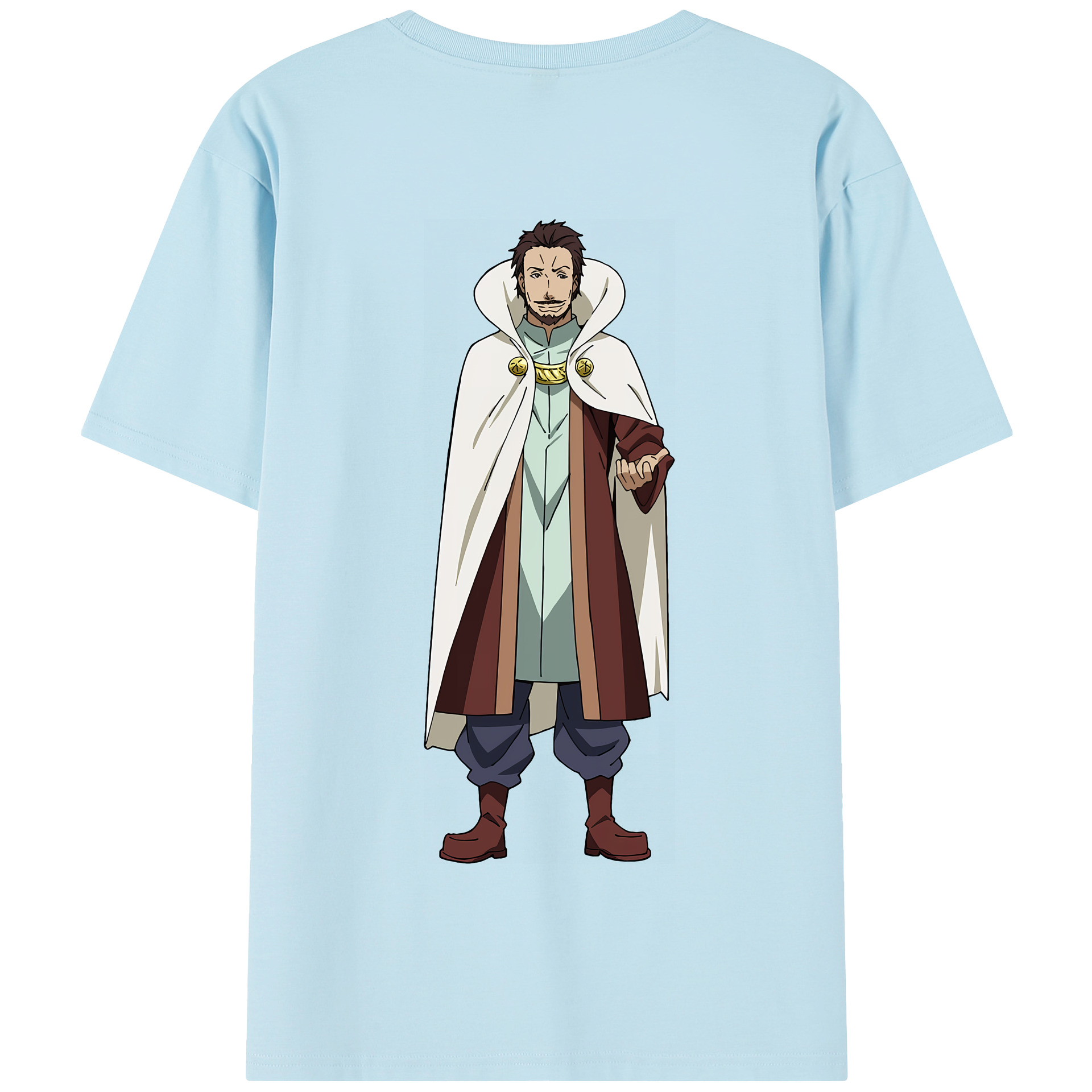 （画像用） 転スラ Regarding Reincarnated to Slime 綿100％半袖Tシャツ（背面プリント）
